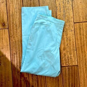 bcbg maxazria light teal pants size 8